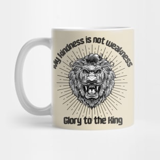 The Kind King Black Mug